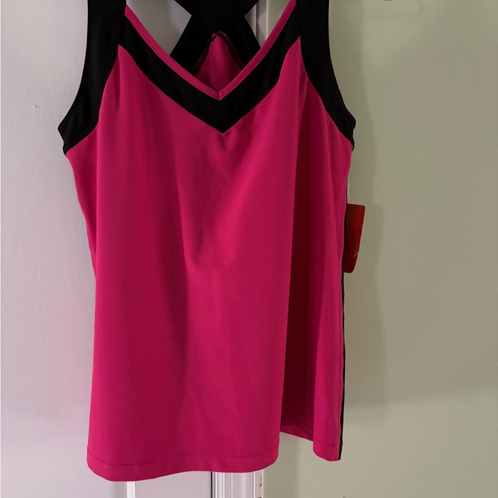 Champion Pink and Black Tank Top